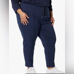 Amazon Aware Women's Pull-On Tapered Pant with Zipper Pockets & Drawstring Plus